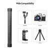 Универсальная штанга-удлинитель из углеродного волокна 35 см 13,8 дюйма с монтажным интерфейсом 1/4 дюйма 3/8 дюйма для стабилизатора камеры