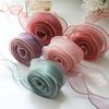 10 Yards/Roll Chiffon Organza Silk Ribbon Satin For DIY Craft Gift Wrapping Decoration Wedding Bouquets Wreath Sewing Supplies