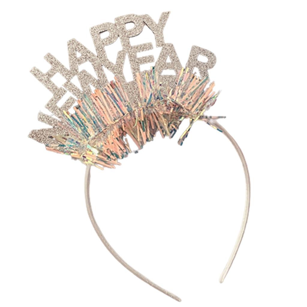 Светодиодный светящийся рождественский ободок для волос для всех возрастов, ободок для волос для новогодней вечеринки, праздничные аксессуары для вечеринки, праздничные украшения для волос