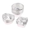 10Pcs Aluminum Foil Mold Mini Egg Tart Cases Cake Cups Tin Pie Trays Mold