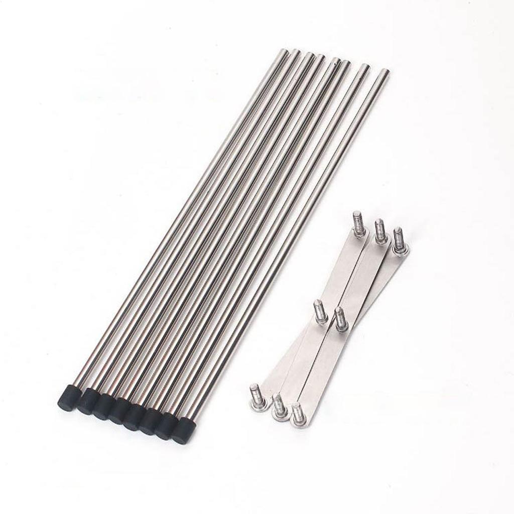 Baby Bottle Drying Rack Stainless Steel Reusable Kitchen Countertop Organizer Baby Bottle Dry Rack For Glass Mugs Wine Decanter