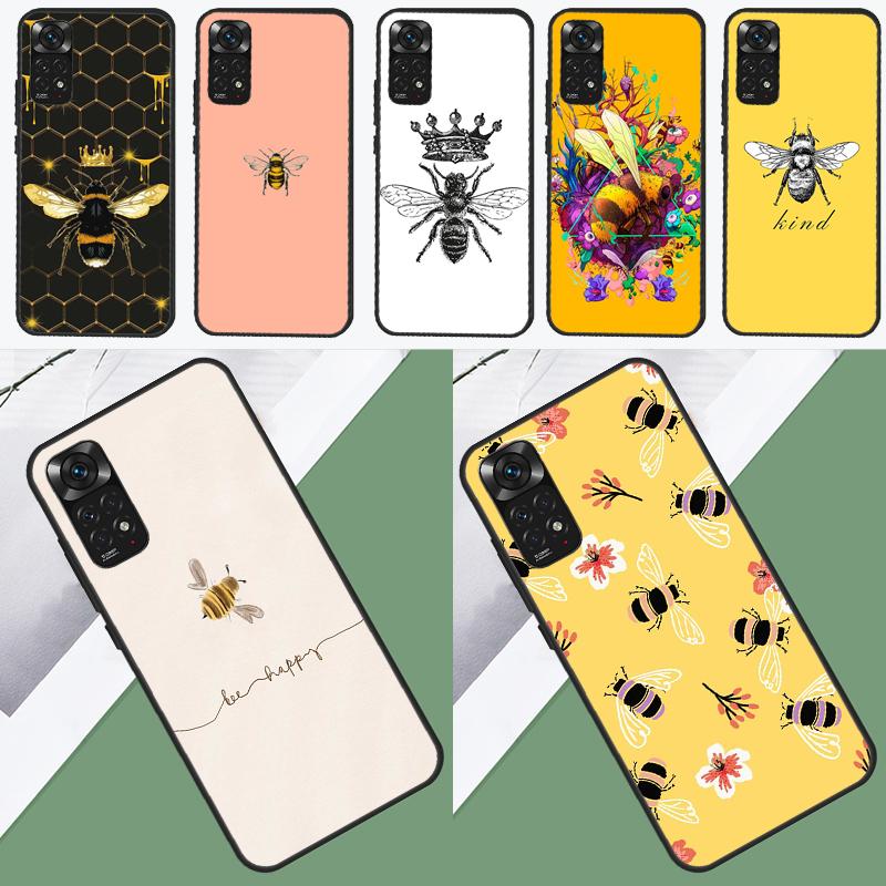 Bee Art Case For Xiaomi Redmi Note 12 Pro Plus 8 9 10 11 Pro 8T 9S 10S 11S 12S 9C 10A 10C 12C Cover