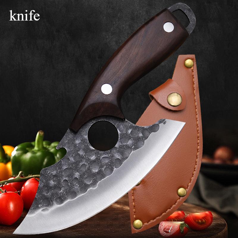Boning Knife Multi-purpose Knife for Slaughter Forging Small Kitchen Knife Mini Knife Sharp Paring Knife for Home Use Fruit Knife