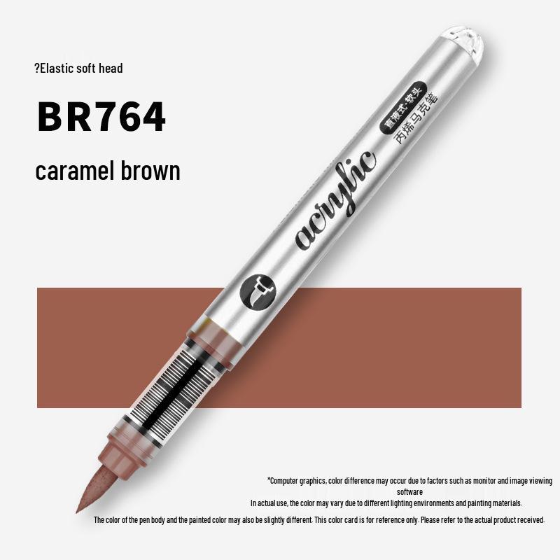 60-Color Soft Tip Acrylic Markers, Opaque & Layerable for Art Students, Watercolor Pens