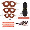 4Pcs Small Pets Chest Strap Hamster Squirrel Leash Anti Bite Traction Rope Sugar Glider Windproof Special Anti Lost Rope