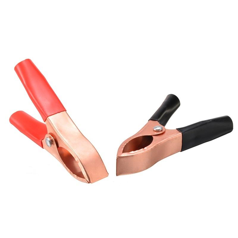 10 шт., 30 А, пружинный зажим типа «крокодил», красный и черный зажим для автомобильного аккумулятора, кабели, зажим «крокодил», зажим для зарядного устройства, инструмент для измерения напряжения, аксессуар