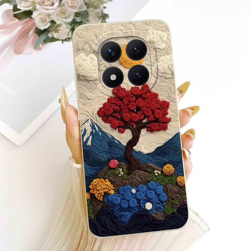 For Xiaomi Redmi Note 15 Pro+ 15Pro 5G Cute Cat Flower Cartoon Phone Case For Redmi Note 15 Pro Plus 5G Soft Silicone Bumpers