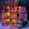 Совместимо с домиком Sylvanian Family: Игровой домик-вилла для девочек - Идеальный подарок на день рождения