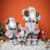 1 pc White Plush Santa Claus Decoration Christmas Doll Decora