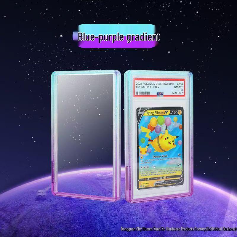 Градиентный силиконовый TPU протектор с блестками для карт, оцененных PSA BGS Star