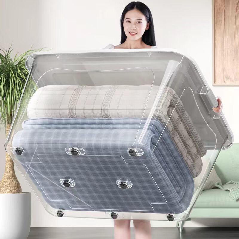 JINXI Transparent Grey Storage Box