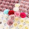 25 шт. букет из мыльных роз на День святого Валентина, набор для DIY, искусственные цветы, подарочный набор, долговечная реалистичная композиция из мыльных цветов