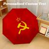 Автоматический зонт с 8 ребрами, складной зонт в дизайне Советского Союза для защиты от солнца и дождя, для путешествий