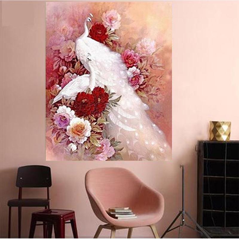35x45CM Полная дрель 5D DIY Набор для алмазной живописи Мозаика Домашняя декоративная