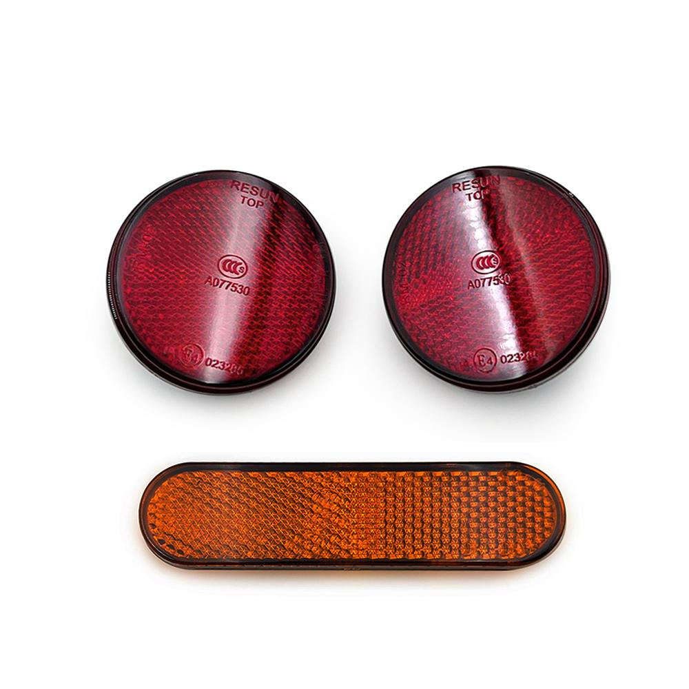 For Vespa Sprint Primavera 150 Motorcycle Reflector Repair Part High Quality Rectangle Reflective Reflective Strips