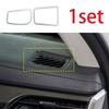 Для Toyota Highlander - Серебристая сталь Накладка на вентиляционные отверстия приборной панели L&R