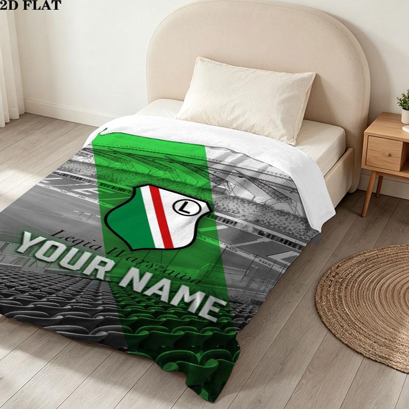 Custom Legia Warsaw Blanket, High quality Comfortable for All Seasons, Home Decor, Warmth and Comfort