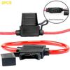 5/10 шт. 14AWG автомобильный мини-предохранитель, держатель предохранителя лезвия, водонепроницаемый для 2 В 30 А, автомобильный, мотоциклетный, гнездо выключателя