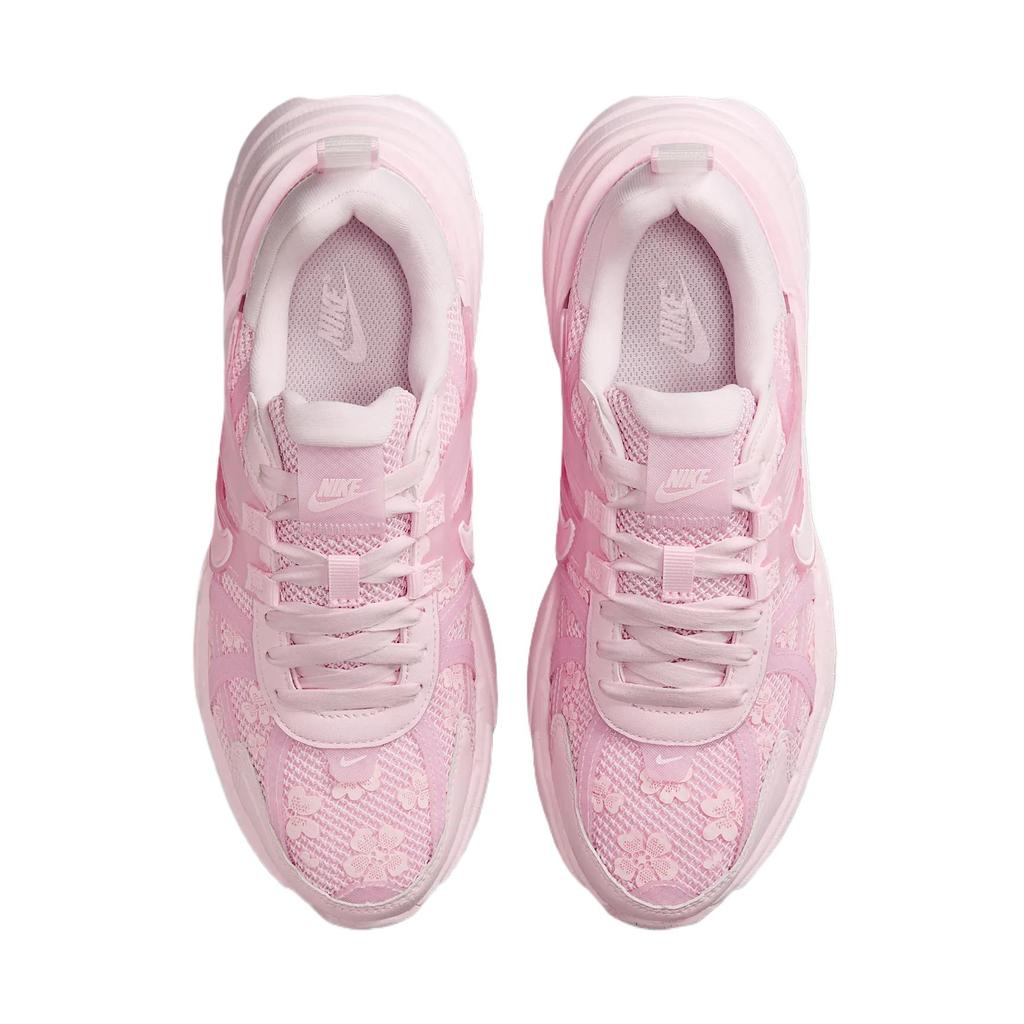 Nike V2K Run Летние Цветочные Женские Кроссовки Розовый Розовый-Пена Арктический-Розовый HJ5269-600