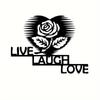 1pc Flower Live Laugh Love Sign Metal Wall Art, Home Decor Ornament, Stylish Wall Hanging, Ideal Housewarming Gift