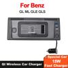 Car Charging Phone Holder Wireless Charging Pad 15w Car Charger for Mercedes Benz W166 C292 X166 GLE GLS GL ML
