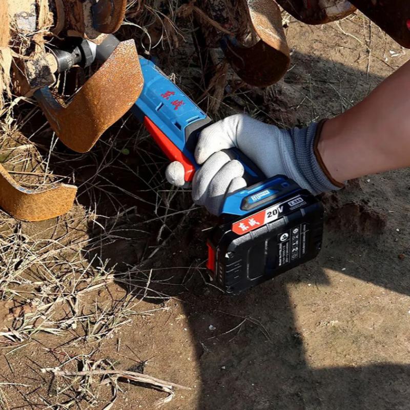 Dongcheng Rechargeable Brushless Angular Impact Wrench DCPB80AM Lithium Battery 90 Degree Angular Wrench 20V