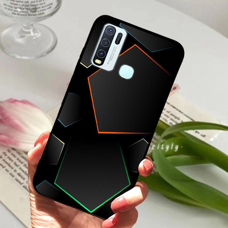 Для Vivo Y30 1938 Y50 1935 Чехол животное Силиконовый Мягкий ТПУ Задние крышки Для Vivo Y 30 50 Y30 2020 Чехол Защитный Мультяшный Funda