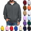 Men Full Zip Up Sweatshirts Long Sleeve Pullover Tops Casual And Tall Jackets With Pockets