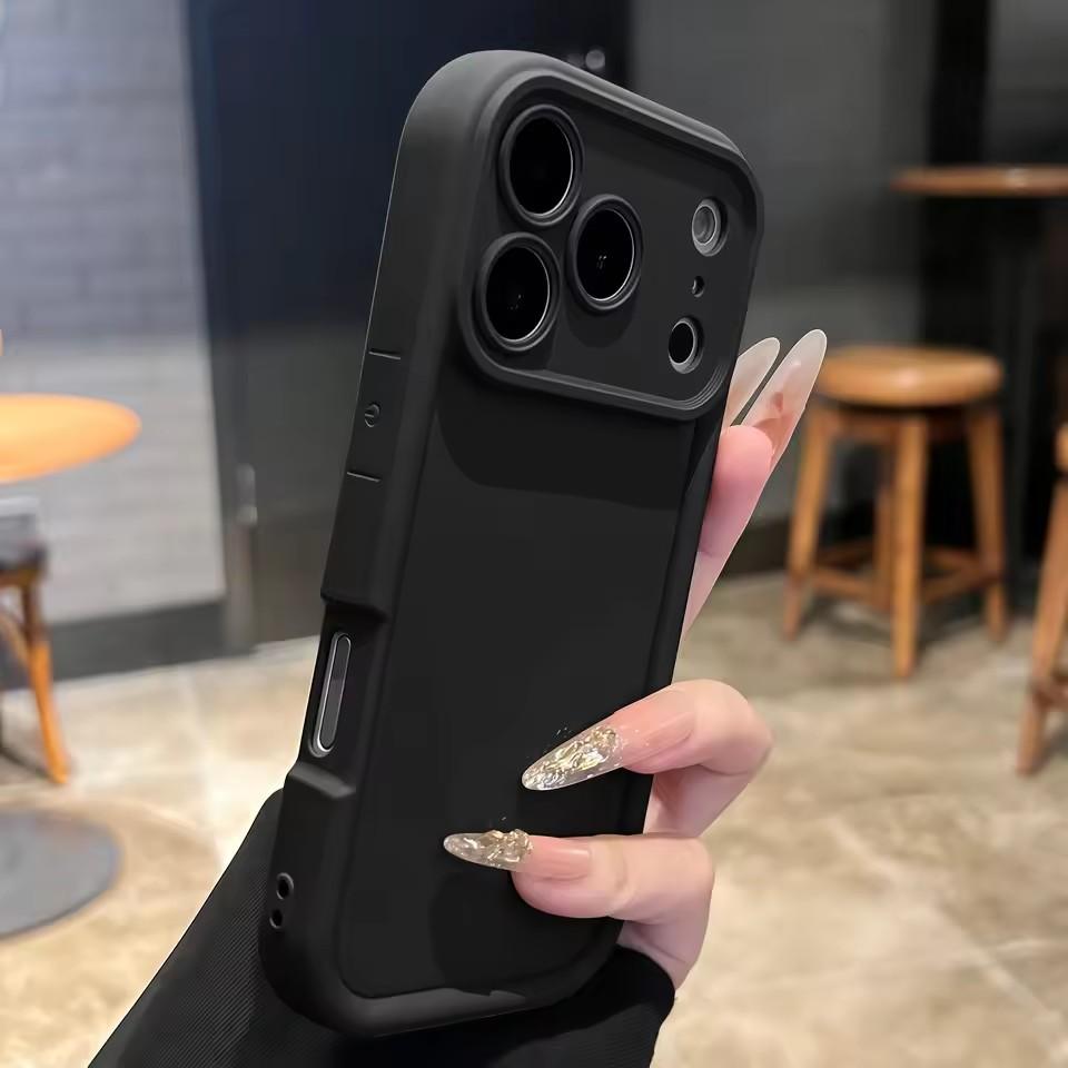 Роскошный силиконовый чехол для телефона конфетного цвета для iPhone 17 Air 16 15 14 13 12 11 Pro Max Plus Однотонный ударопрочный бампер
