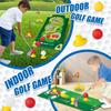 Kids Golf Club Set with Retractable Clubs Launcher 9 Balls Indoor Outdoor Sports Toys for 3-5 Years Old Boys Girls