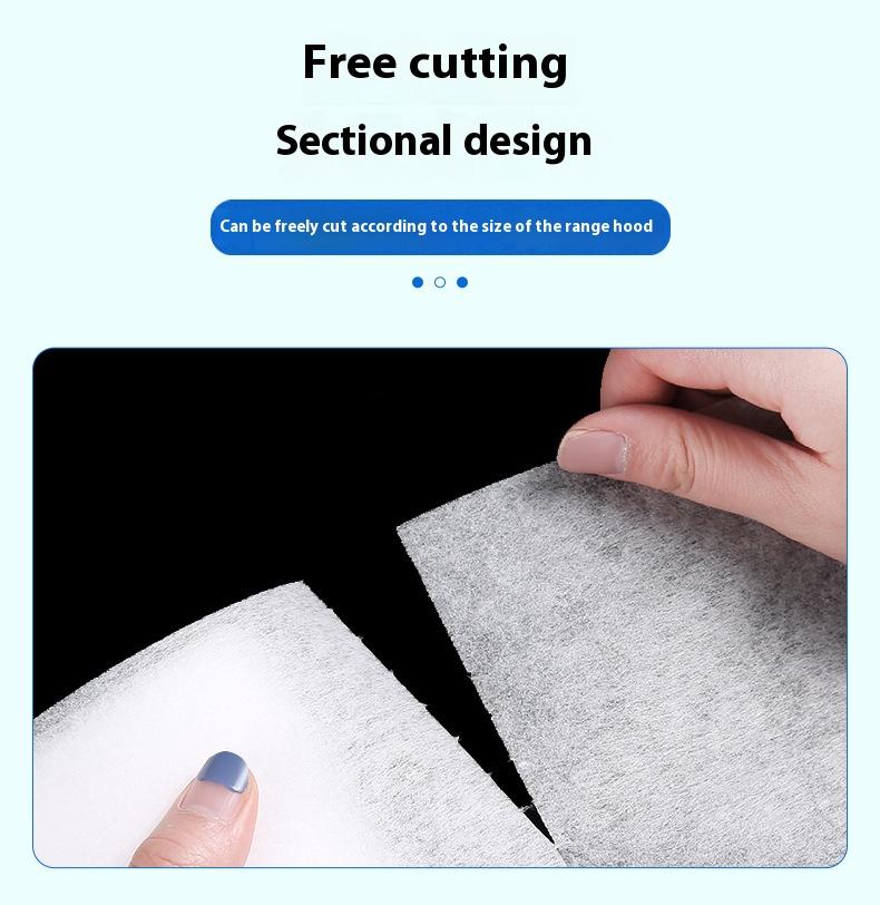 Kitchen Oil Stickers Range Hood Filter Set High-Performance Oil Absorption Smoke-Free Universal Fit Durable Sticker Protection