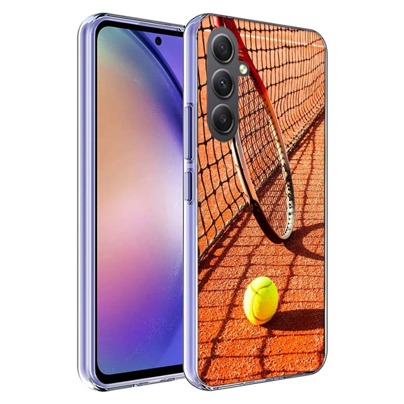 Tennis sport Cover For Samsung A54 A34 A24 A14 A53 A33 A23 A13 A52S A32 A22 A12 Phone Galaxy A03 A04 A02S A42 A73 TPU Case