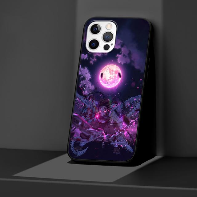 Чехол Demon Slayer Kimetsu No Yaiba для Apple Iphone 14 11 13 12 Pro Max Xr 7 8 + Se 2020 Xs 6 6s Plus 5 5S силиконовый чехол для телефона