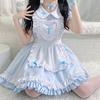 Cosplay Halloween Snow White Costume Adult Masquerade Show Costume Princess Dress Stage Show Costume Skirt Support Set