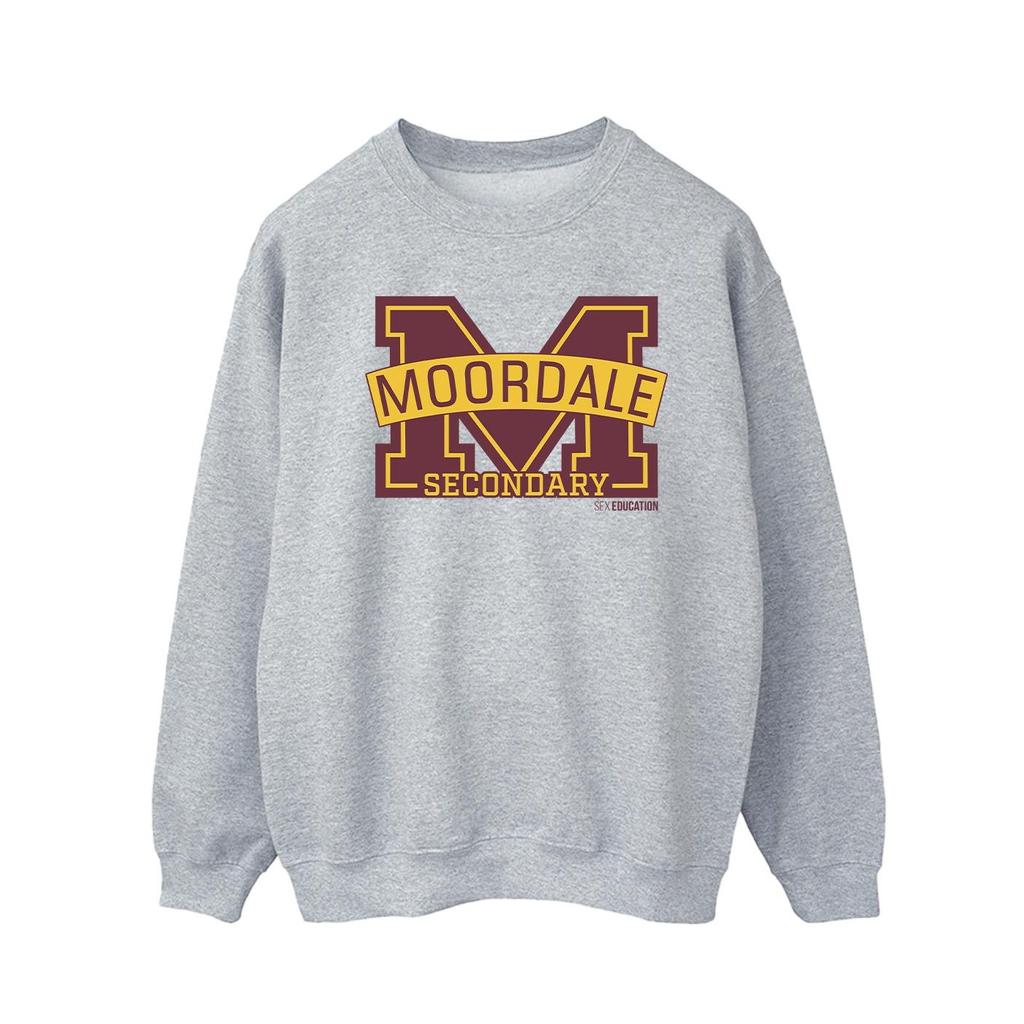 Netflix Mens Sex Education Moordale M Logo 2 Sweatshirt