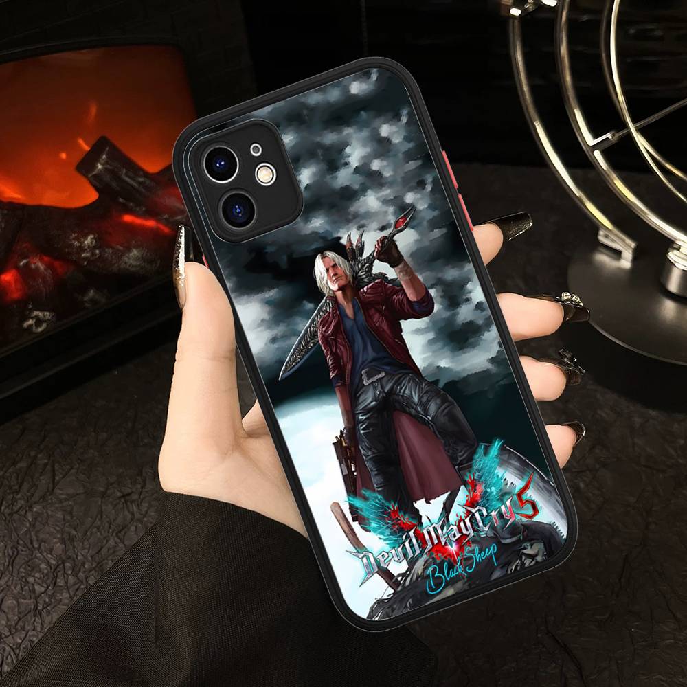 Classic Action Game D-Devil M-May C-Cry For Silicone Matte Phone Case For IPhone 16 Pro Max 15 14 13 12 11 X XS MAX