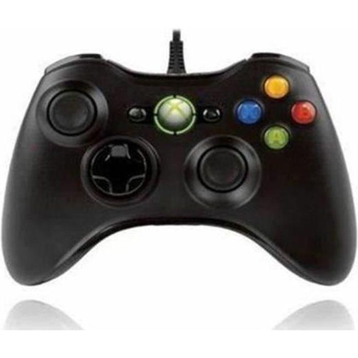 Проводной геймпад - Xbox 360 - Игровой контроллер - Черный - Совместим с ПК - Точность и Комфорт