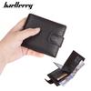 Men's Fashion Short Hasp Wallet Zipper Coin Purse Multi-Function Billfold Card Holder