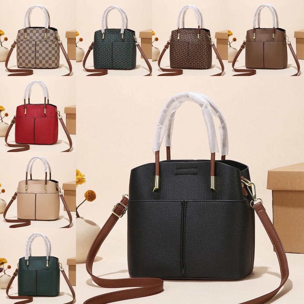 Women Large Capacity Pu Handbag With Inner Pocket And Soft Structure For Casual Outings