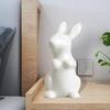 Фигурки кроликов Миниатюрные скульптуры Керамические поделки Коллекционная статуэтка для декора полки Коллекция