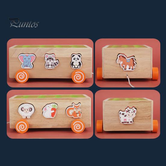 Монтессори деревянная ферма головоломка игрушка для детей 1 2 3 лет красочная морковка урожай игра с червяками рыб магнитная ловля занятие образовательное обучение