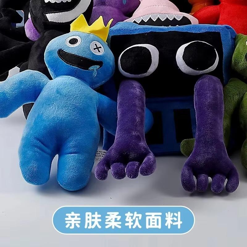 Rainbow Friends Roblox Plush Toys Colorful Stuffed Cartoon Character Dolls For Kid Birthday Gifts Home Decor Games Collectibles