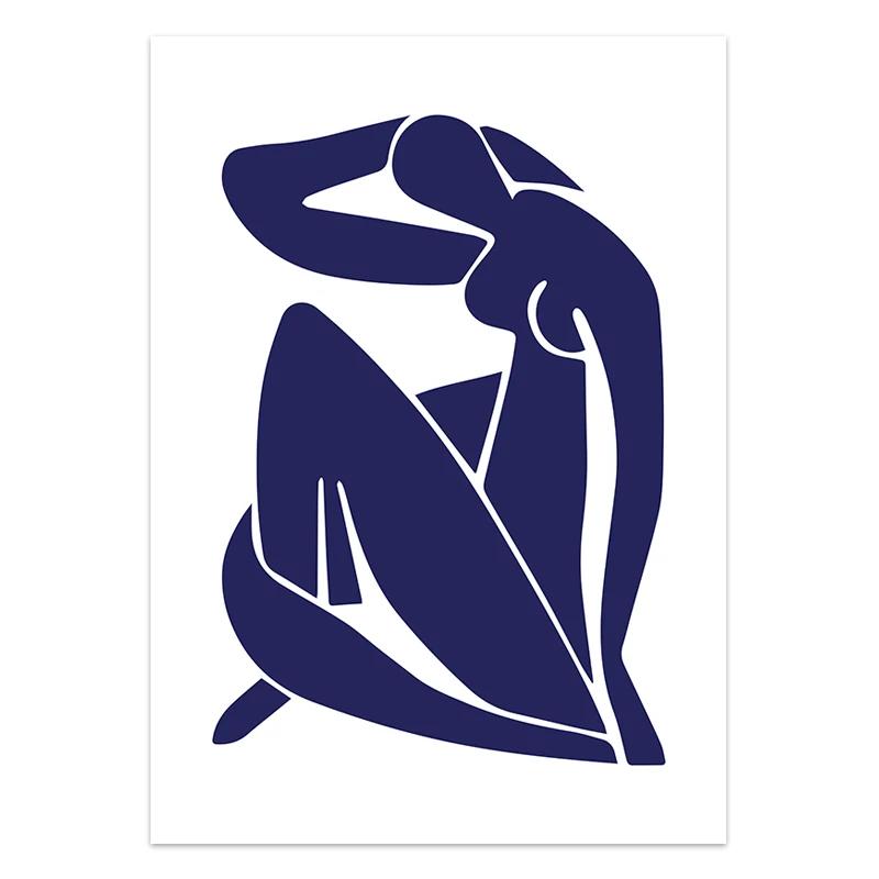 Абстрактная картина на холсте Анри Матисс, настенные художественные принты, тело, лицо, фигурка, постер, современные фотографии для комнаты, домашний декор