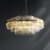Скандинавская роскошная светодиодная хрустальная люстра для ресторана, виллы, современного минималистского украшения дома, потолочного светильника, внутреннего освещения