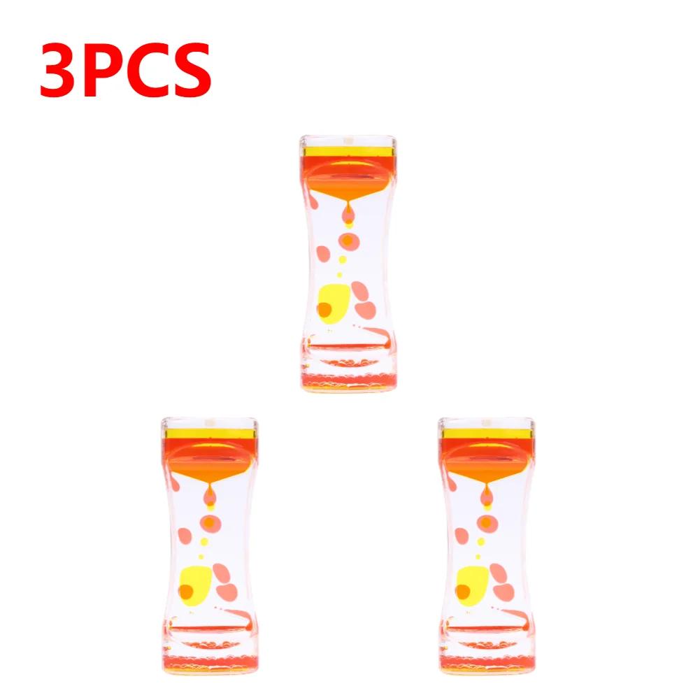 1/2/3/6 шт. Жидкостный пузырьковый механизм, песочные часы, жидкий пузырьковый таймер, крутые украшения для офисного стола, украшения для детей и взрослых, подарочные изделия