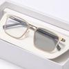 Classic Business Style Photochromic Myopia Glasses Ultra-Lightweight  Temples For Men And Women Full-Frame Eyeglasses