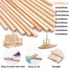20-50pcs 2/3/5mm Balsa Stick Balsa Wood Craft Square Cudgel Model Building Carving DIY Handicraft Making Accessories Stic