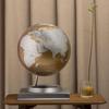 Designer Terrestrial Globe - LOFT ATTITUDE - Silver Blue - PVC and Aluminum