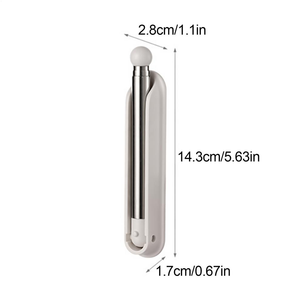 Hanger Storage Organizer Wall Mounted Hanger Holder Retractable Hanger Holder Stand Space Saving Clips Clothing Storage Hook For