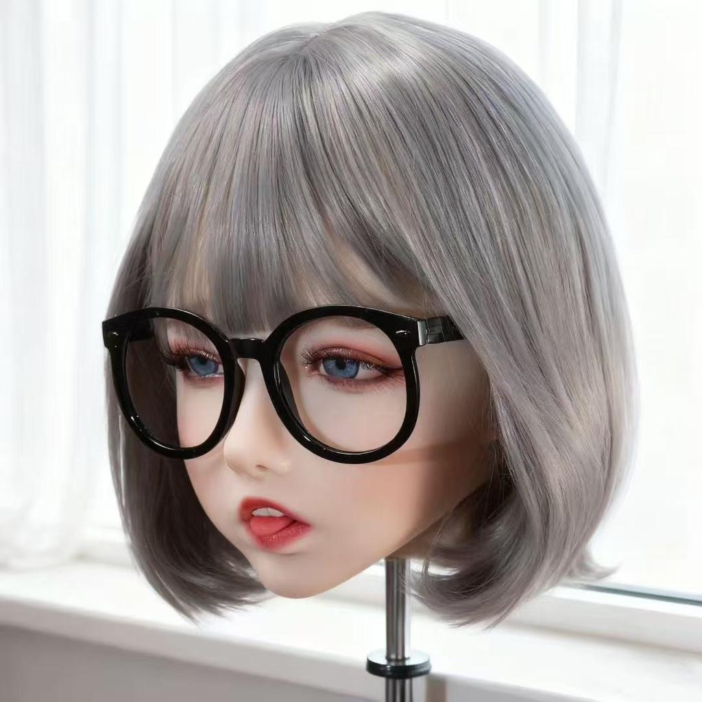 Голова секс-куклы для взрослых Изысканный макияж Tpe Мягкая резиновая голова Вылеплена со ртом Оральный секс Игрушка для взрослых мужчин